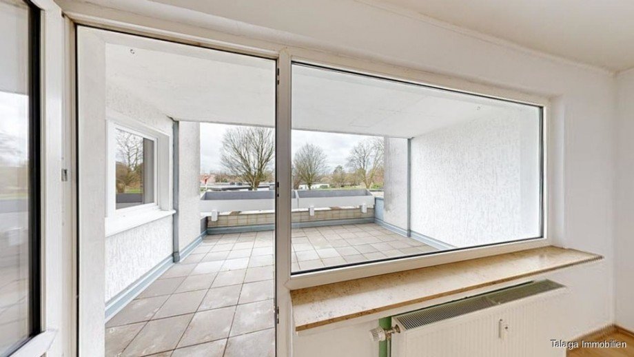 Blick auf die Terrasse Erdgeschosswohnung Herne
