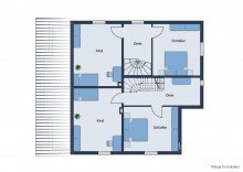 Grundriss OG !!! Bewohnen, zusammenwohnen, vermieten... Dies ist bei diesem Objekt alles m�glich !!!