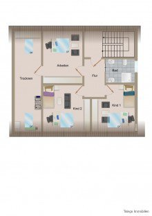 Grundriss DG !!!  Lebensgef�hl l�sst sich nicht nur in m� ausdr�cken !!!