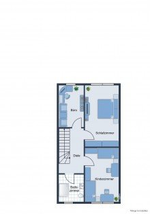 Grundriss OG !!! Hier ist Ihre neue Wohlf�hl-Oase - mit viel Platz f�r Ihre Liebsten !!!
