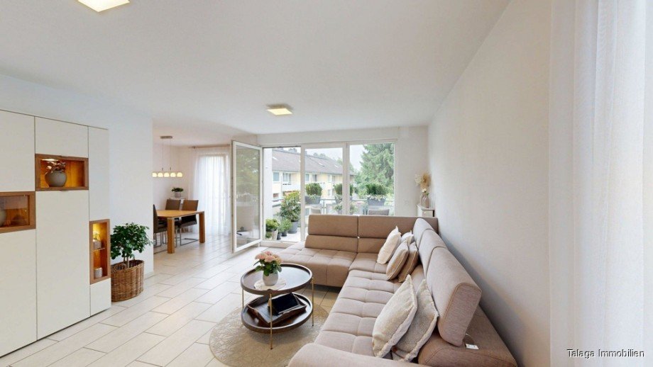 Wohnzimmer Etagenwohnung Bochum