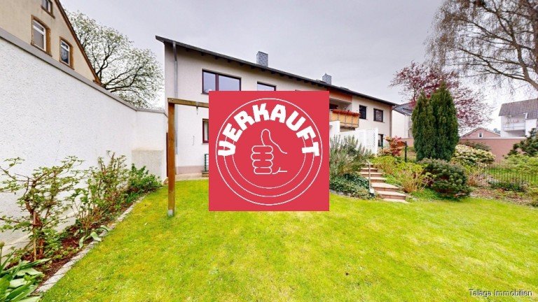 Garten Sicht auf�s Haus Herne Zweifamilienhaus !!! Wenn sich eine seltene Gelegenheit bietet - sollten Sie diese Chance nutzen !!!