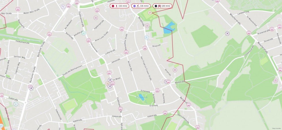 Lageplan Etagenwohnung Herne