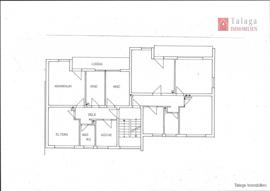 Grundriss Etagenwohnung Bochum