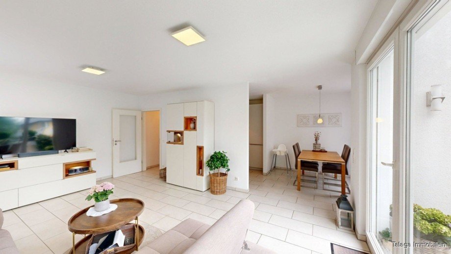 Wohnzimmer Etagenwohnung Bochum