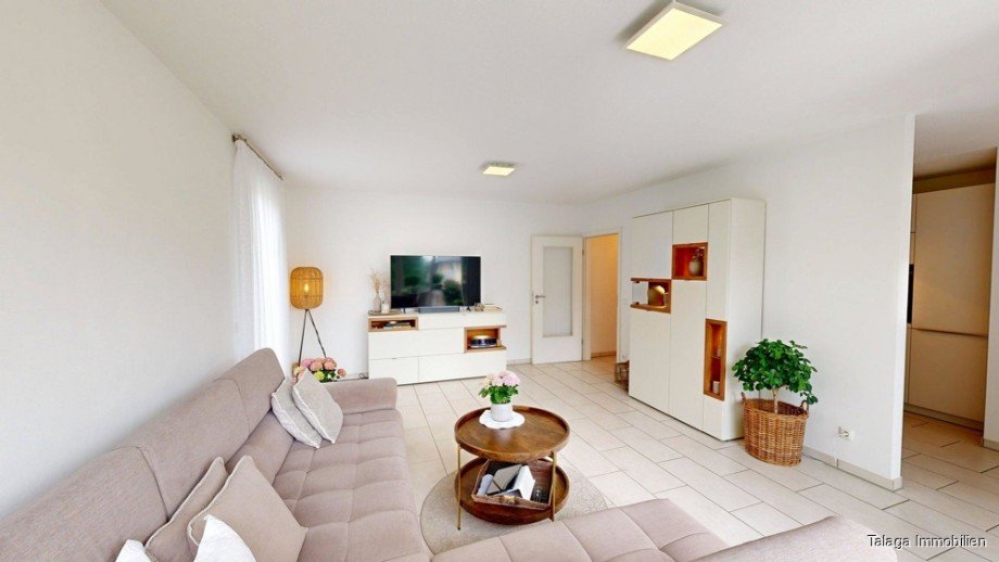 Wohnzimmer Etagenwohnung Bochum