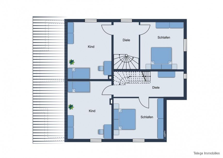 Grundriss OG Zweifamilienhaus Herne
