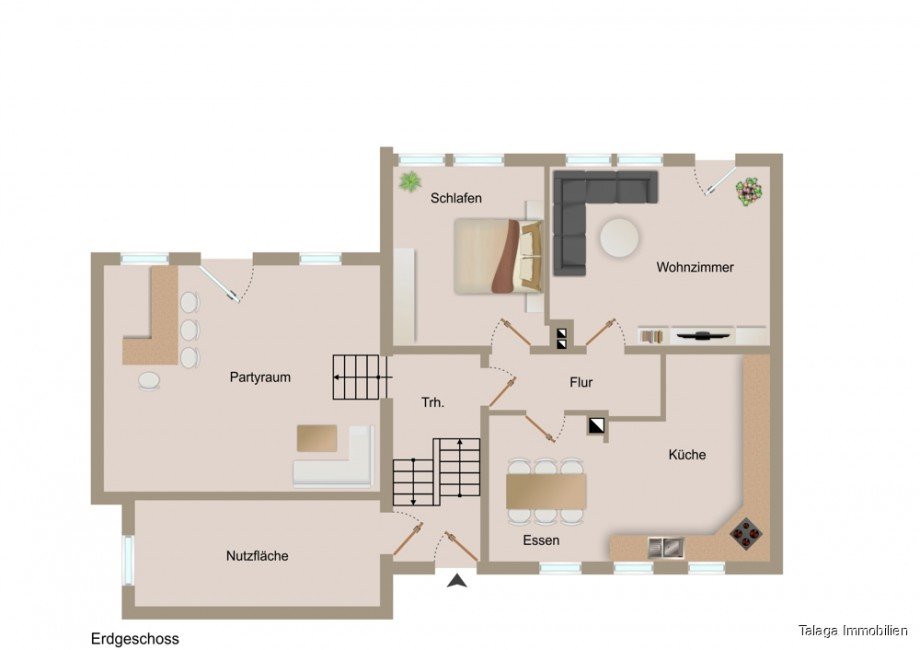 Grundriss EG Einfamilienhaus Bergkamen