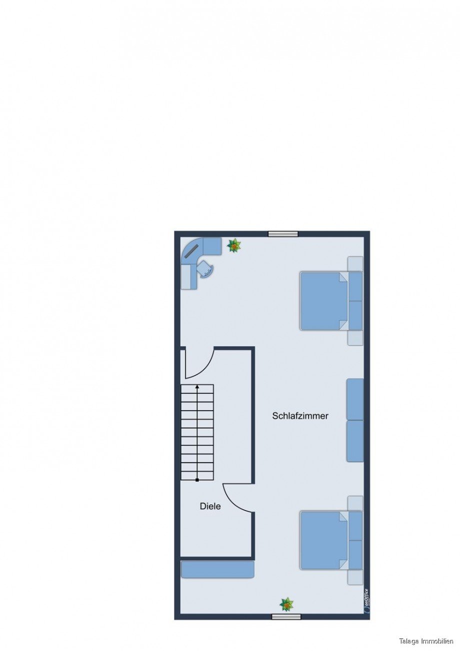 Grundriss DG Einfamilienhaus Herne