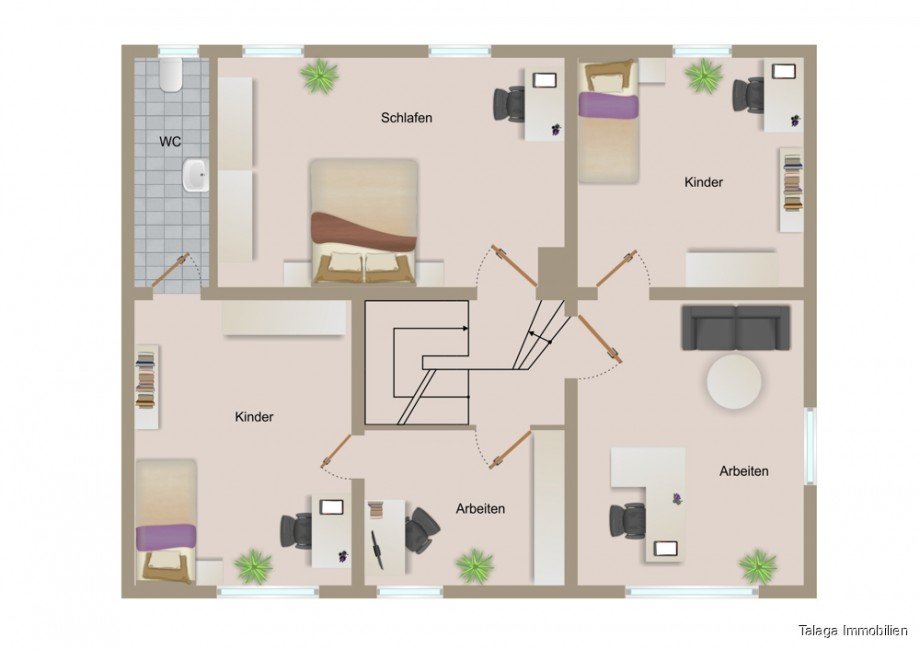 Grundriss OG Einfamilienhaus Herne