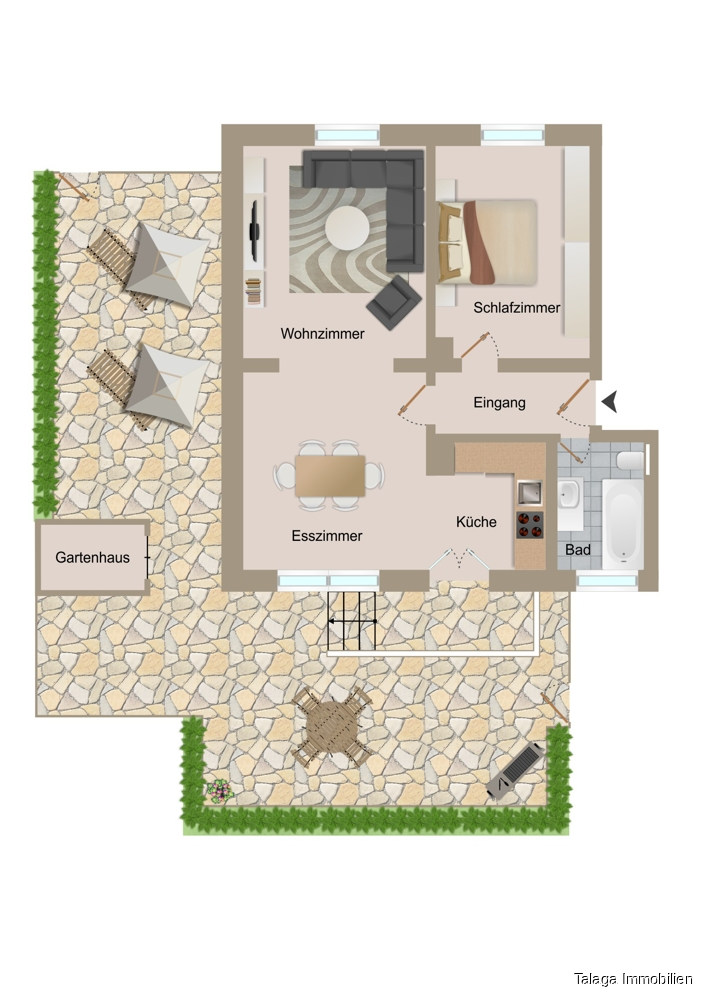 Grundriss Erdgeschosswohnung Herne