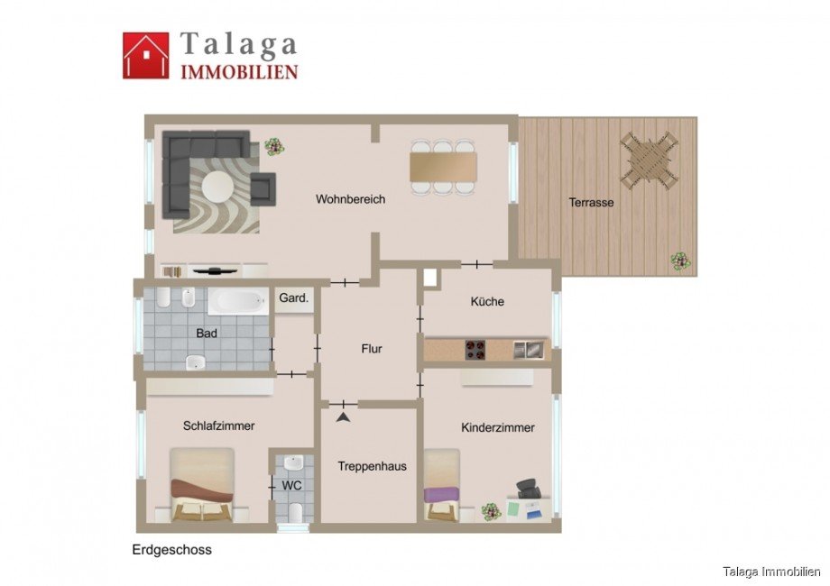 Grundriss Erdgeschoss Zweifamilienhaus Herne