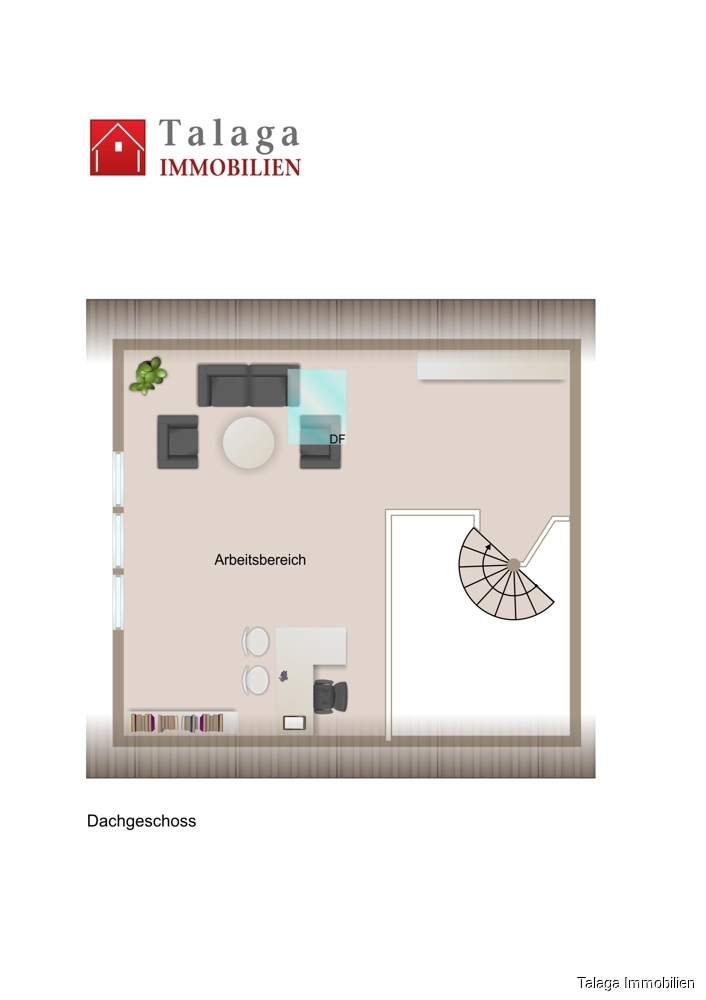 Dach-Empore Loft-Studio-Atelier Bochum