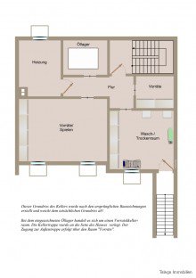 Grundriss Keller !!!  Lebensgef�hl l�sst sich nicht nur in m� ausdr�cken !!!