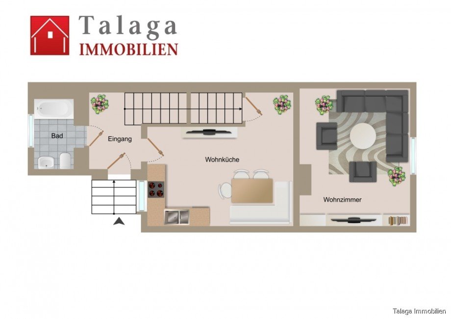 Grundriss EG Doppelhaush�lfte Herne