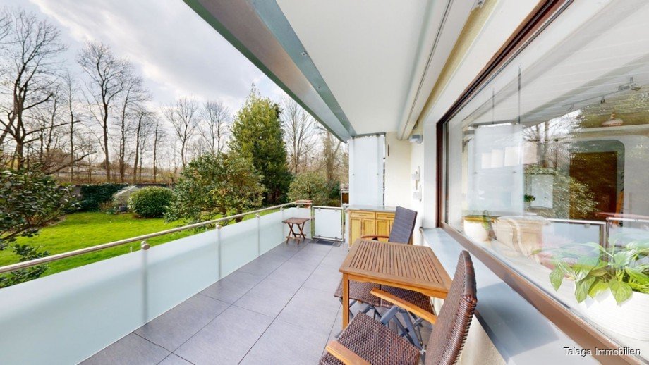 Balkon Terrasse - 1 Erdgeschosswohnung Bochum