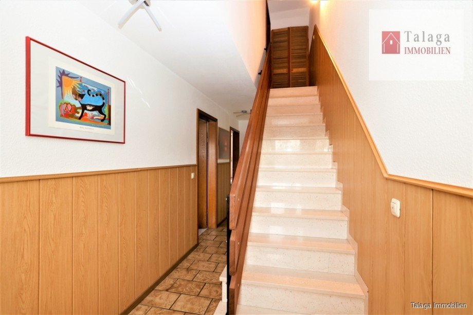 Treppe ins Obergeschoss Reihenmittelhaus Dorsten