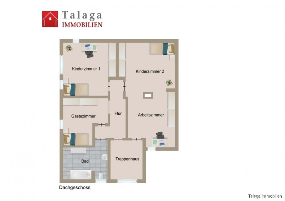 Grundriss Dachgeschoss Zweifamilienhaus Herne