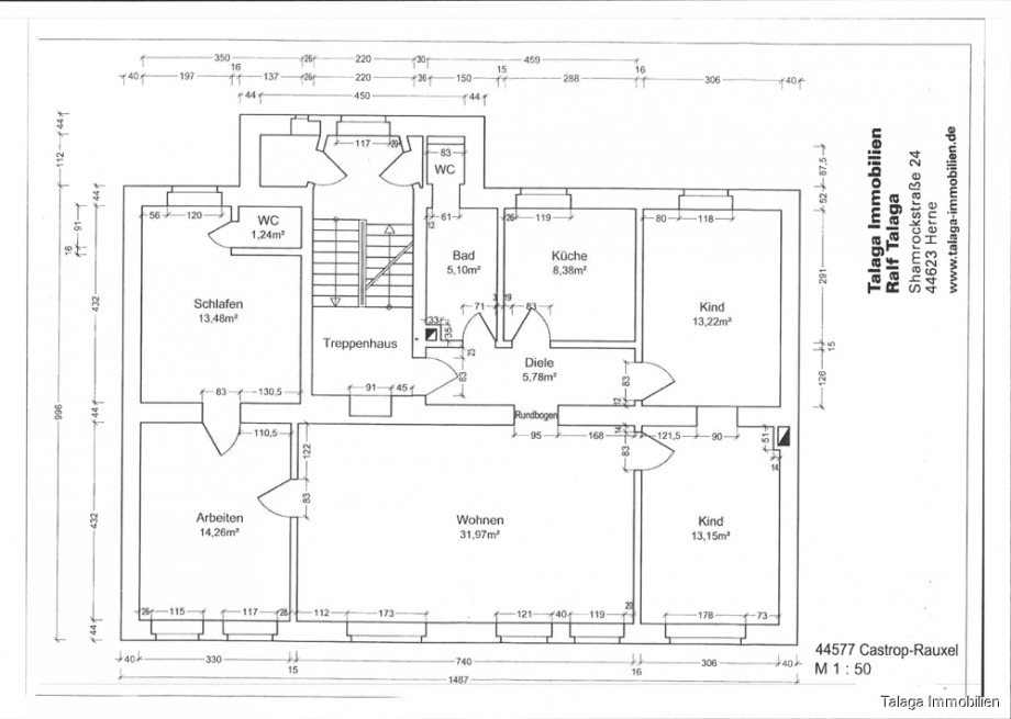 2025200 Grundriss Etagenwohnung Castrop-Rauxel