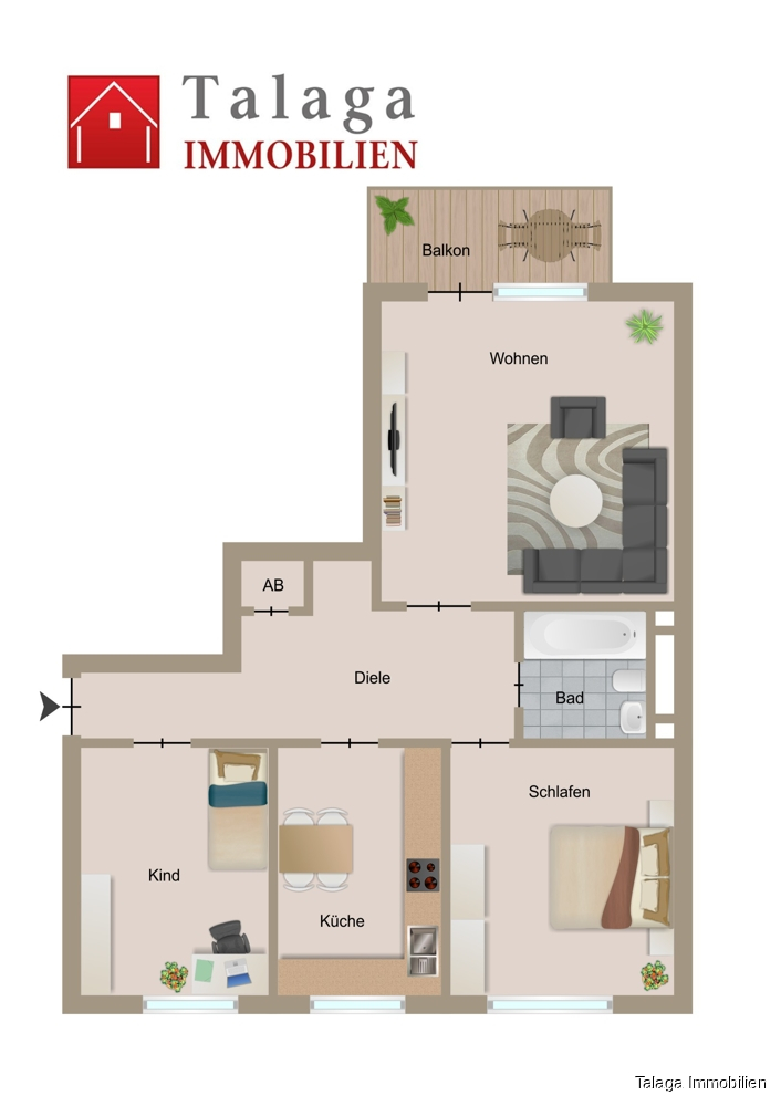 Grundriss Etagenwohnung Herne
