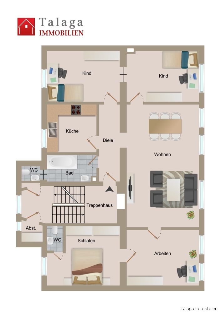 Grundriss Etagenwohnung Castrop-Rauxel