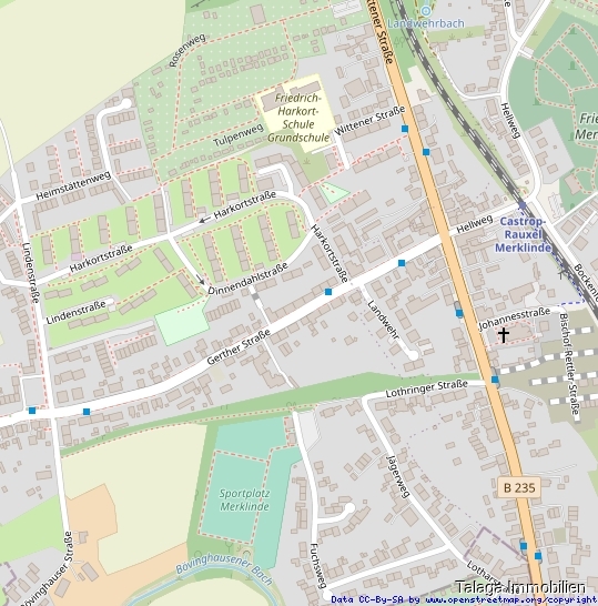 Lageplan Etagenwohnung Castrop-Rauxel