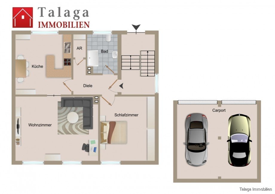 Grundriss Erdgeschosswohnung Herne