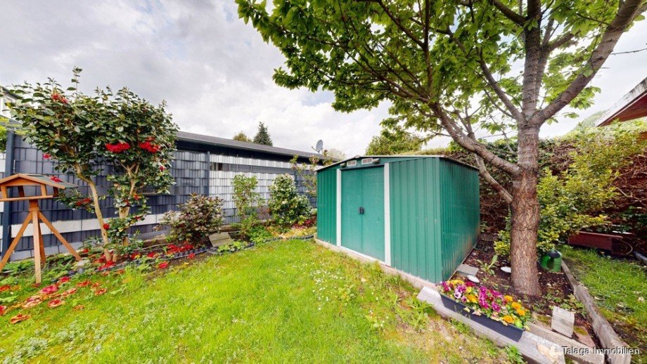 Blick in den Garten Zweifamilienhaus Herne